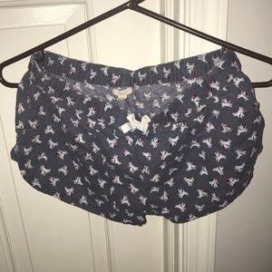 Aerie purple Reindeer pj shorts/boxers sz Small